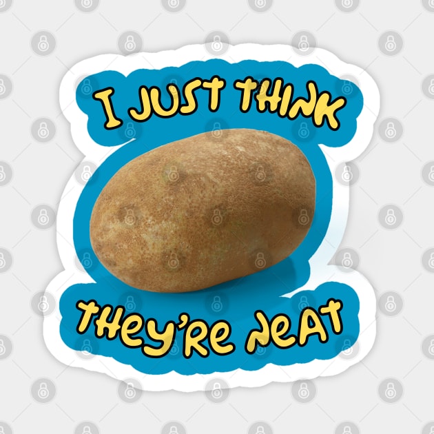 The Simpsons - Potatoes Sticker by Hanzolebot